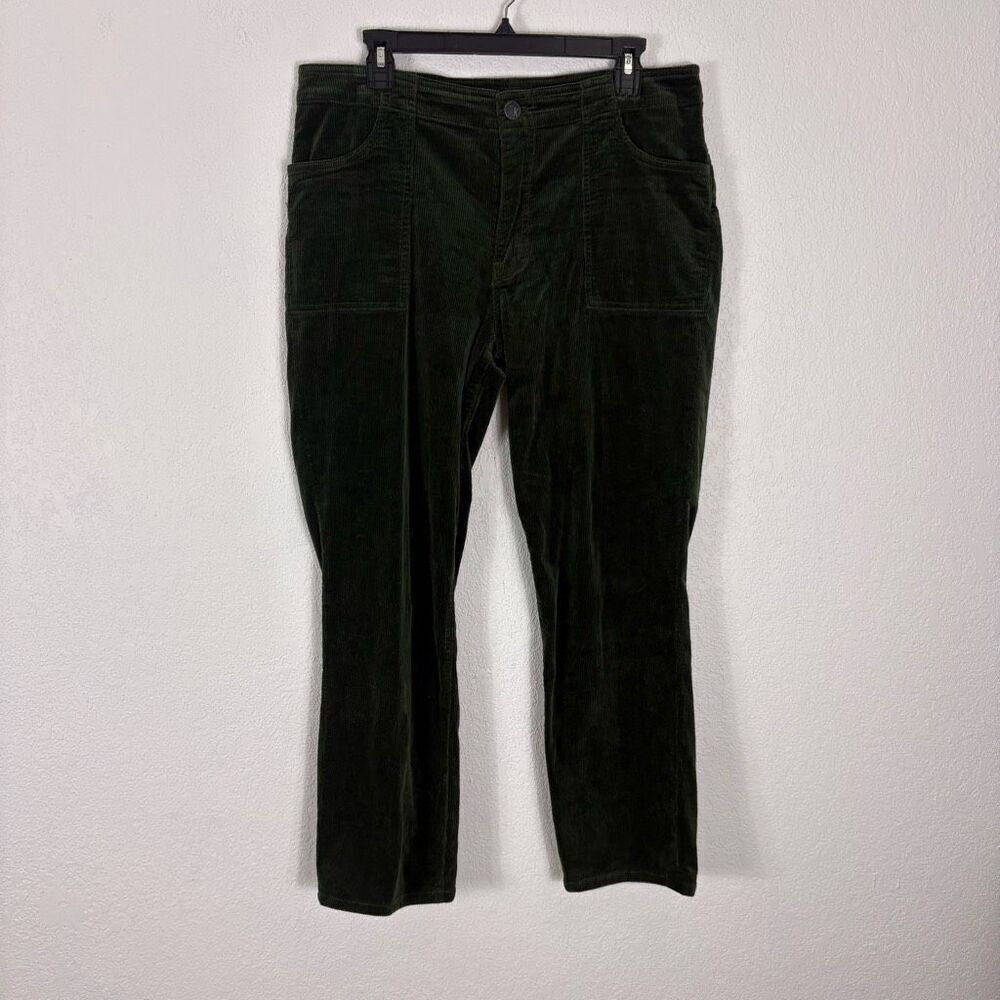 Kut‎ From The Kloth Green Corduroy Bootcut Jeans Size 12